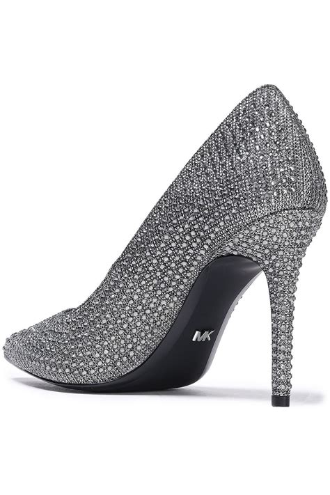 claire glitter mesh pump michael kors|Claire Embellished Chain.